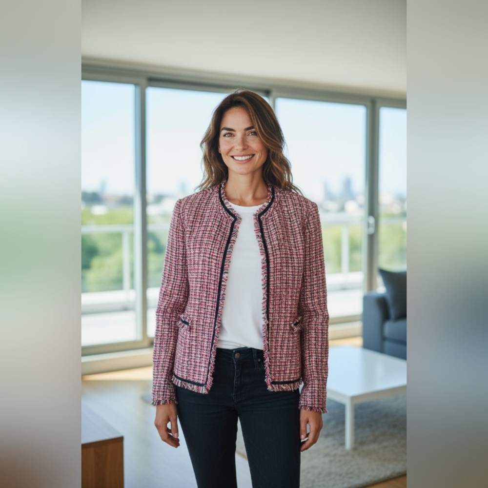 Bea Classics Chic Blazer Size Medium - image 6